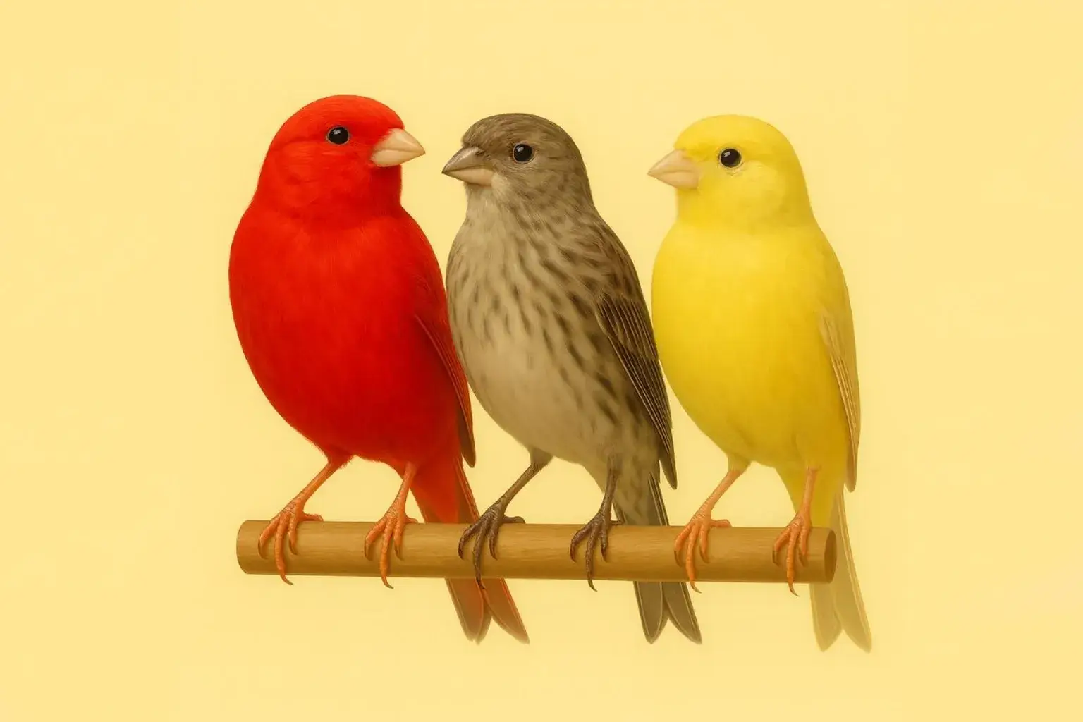 Canarios de color