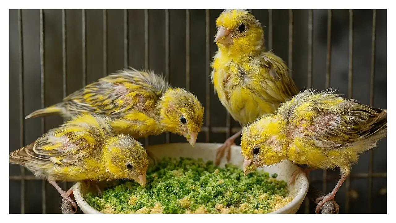 Alimentación de los canarios