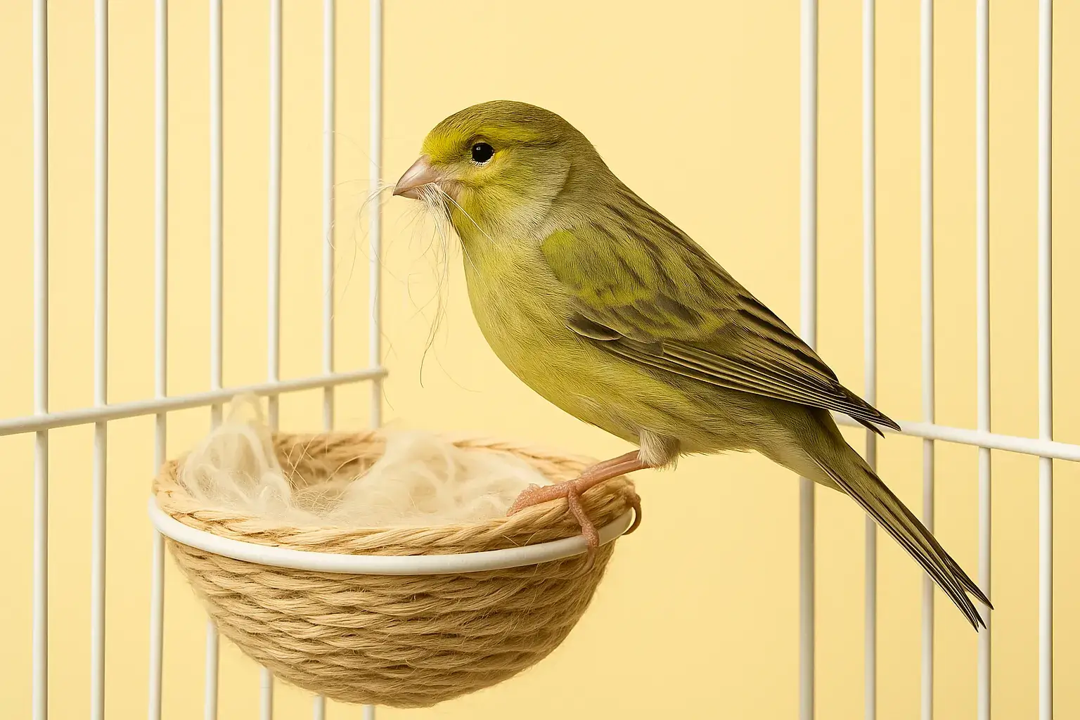 Cuándo poner el nido a los canarios