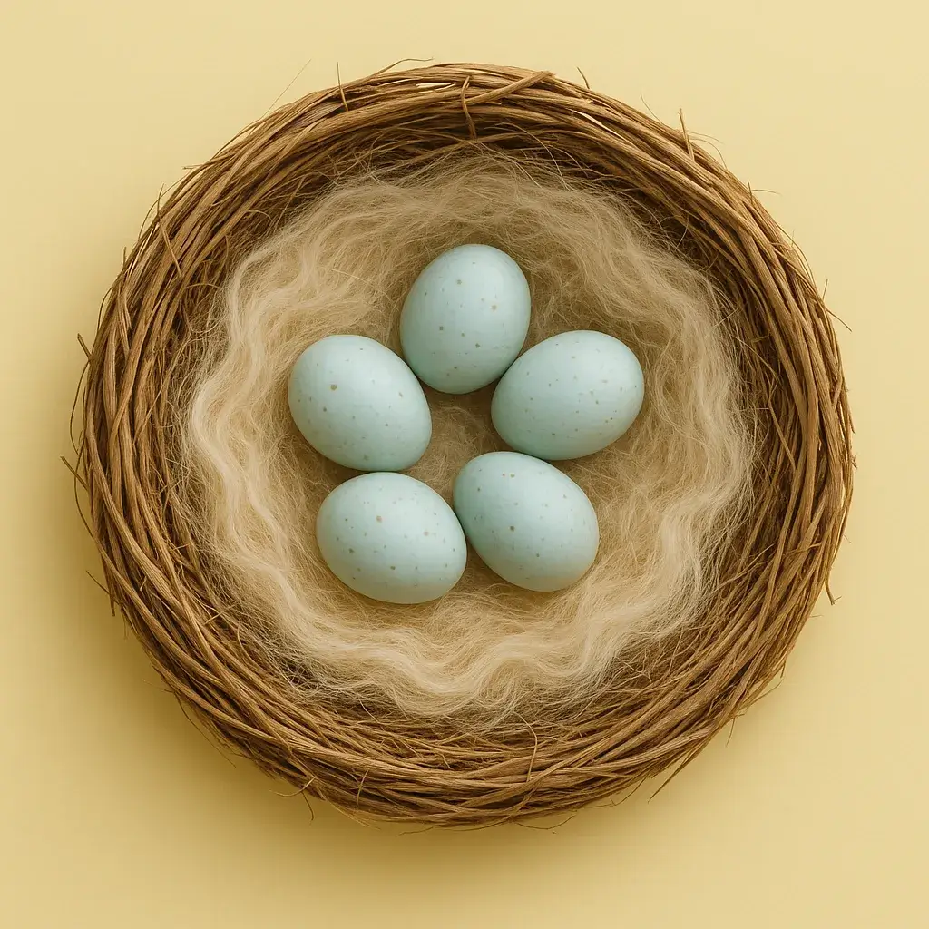 Puesta de huevos en canarios